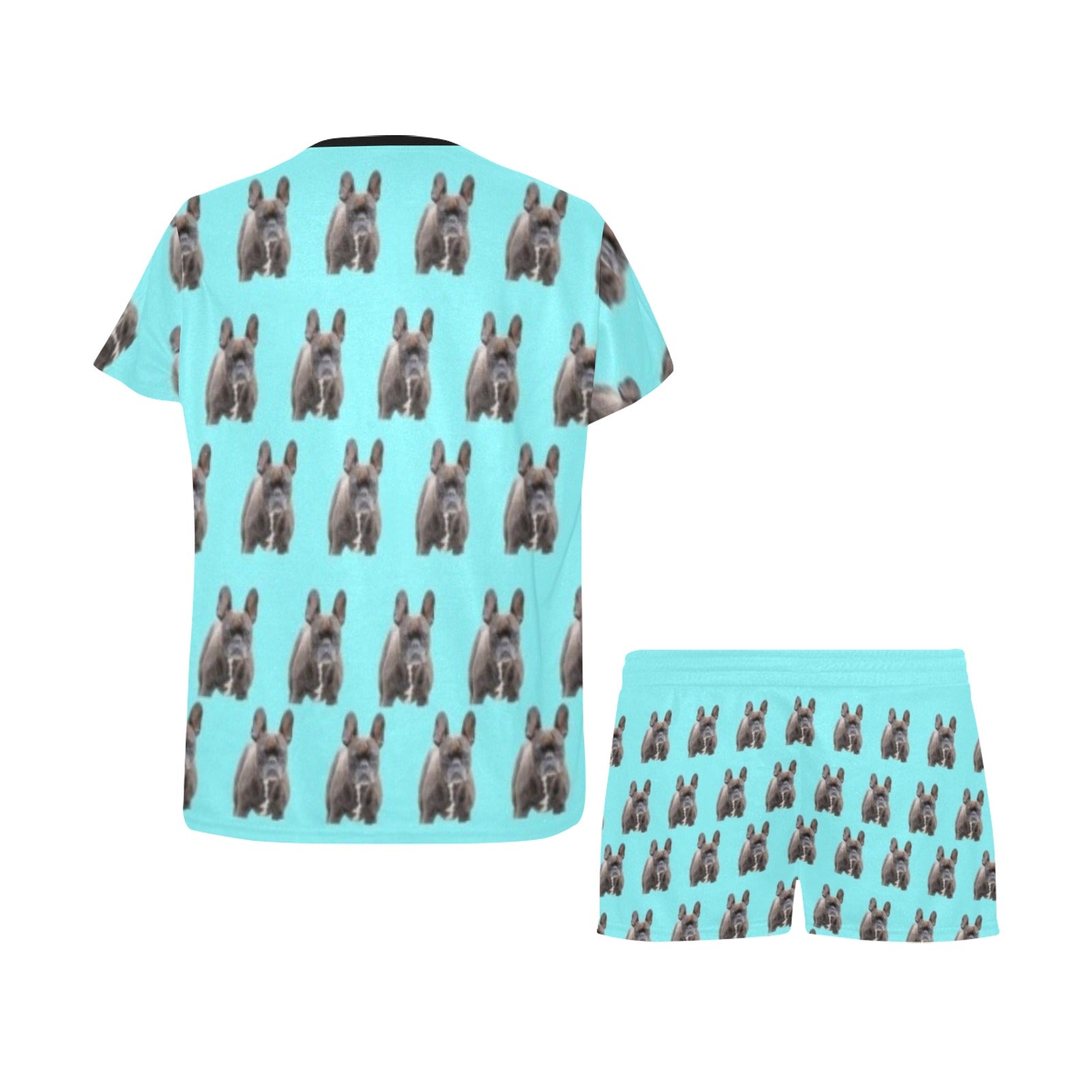 2 Piece French Bulldog PJ Set - Brindle