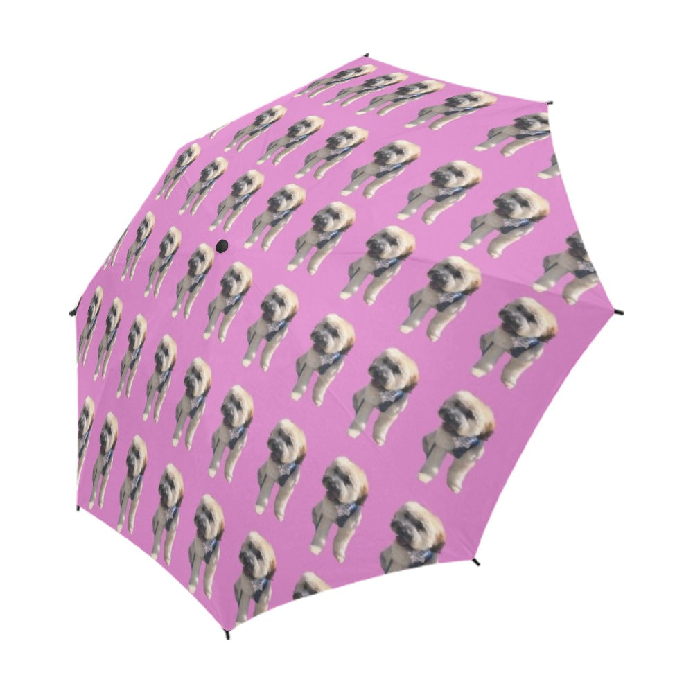 Wheaten Terrier Umbrella - Pink