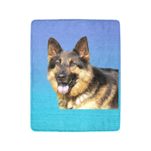German Shepherd Micro Fleece Blanket
