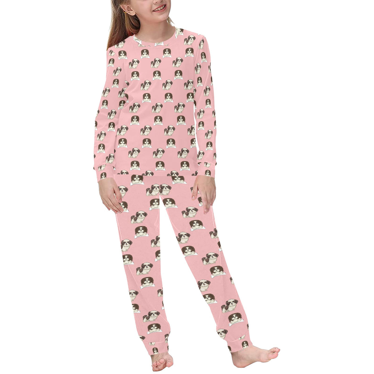 2 Piece Shih Tzu Children&#39;s Pajama Set