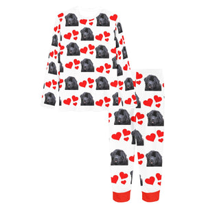 Newfoundland Hearts Long Tee Pajama Set