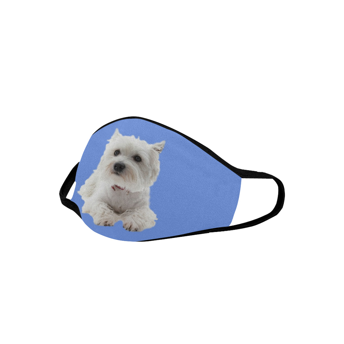 Westie Face Cover - Blue