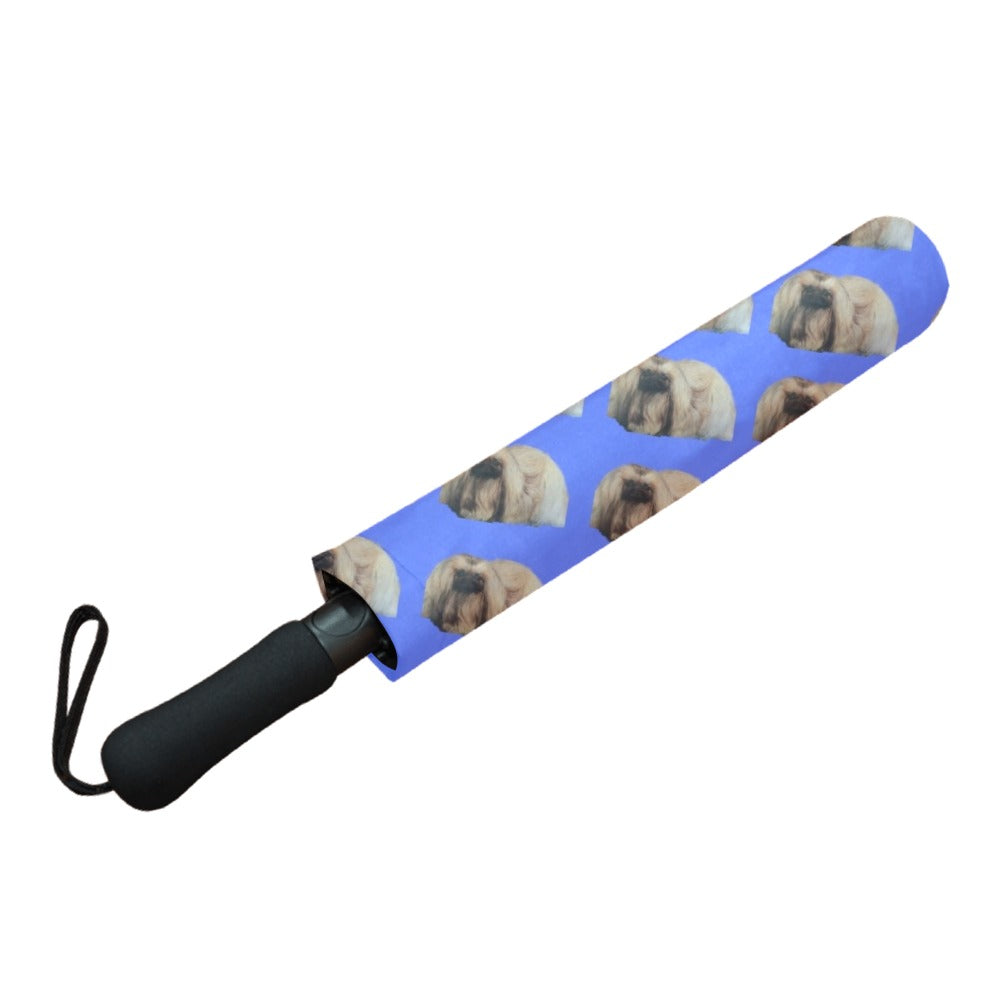 Jennifer's Pekingese Umbrella - Blue