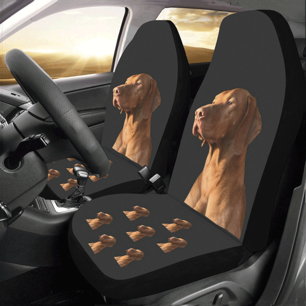 Hungarian Vizsla Car Seat Covers (Set of 2)