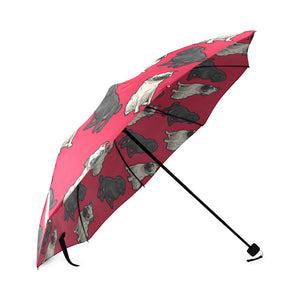 Pug Umbrella - Red