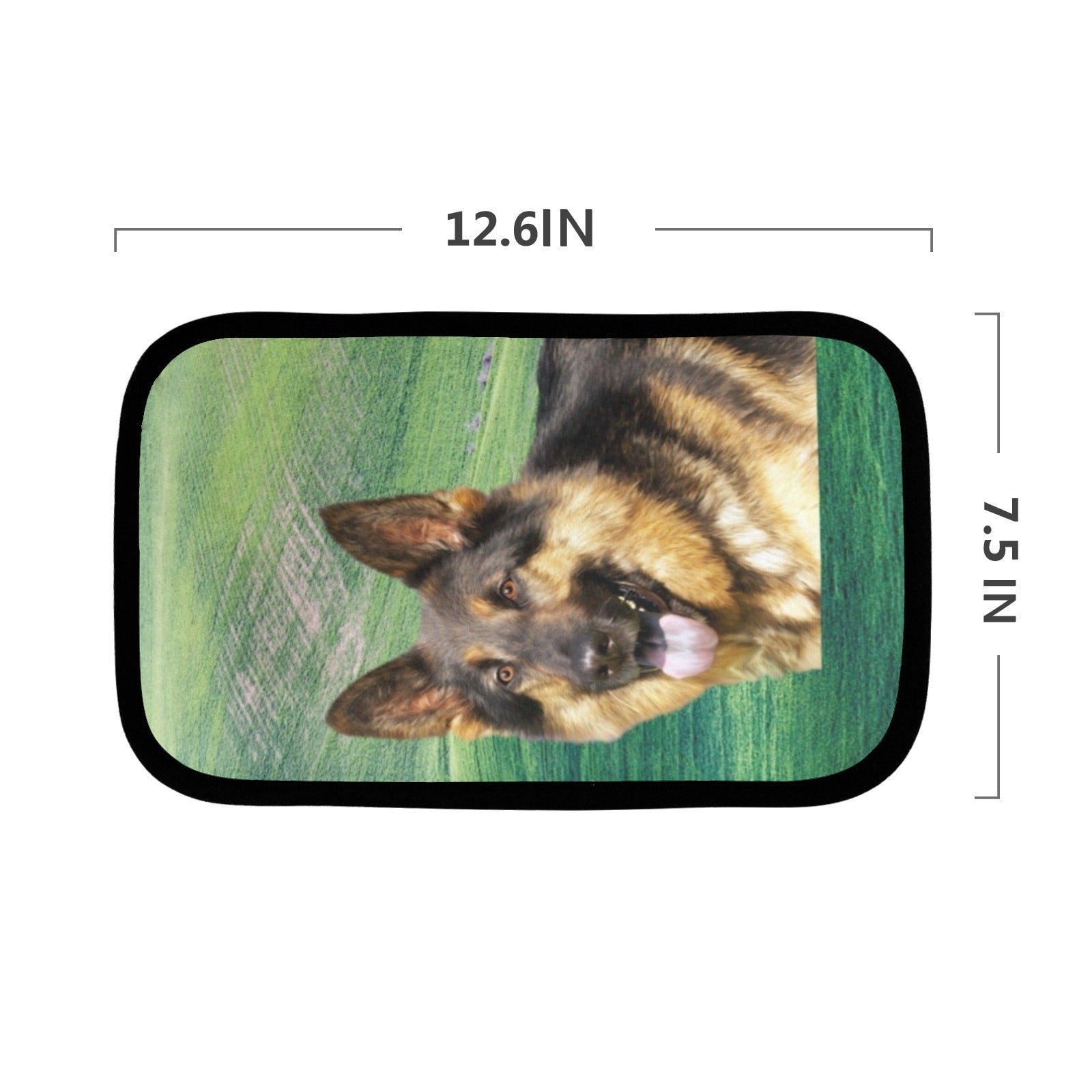 German Shepherd Car Console Cover