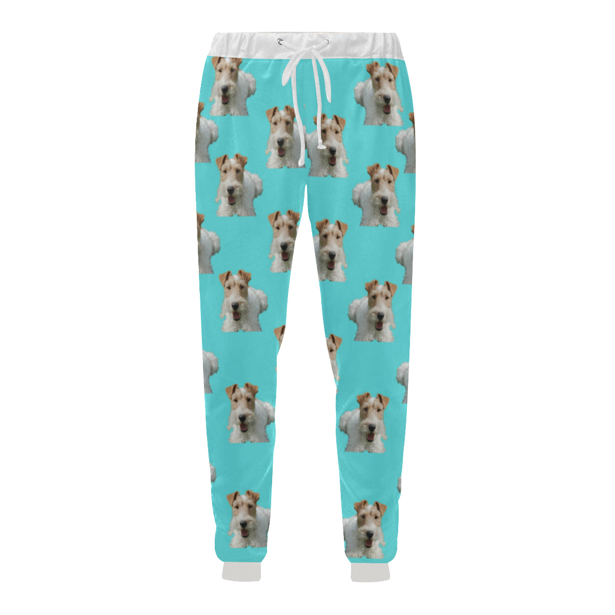 Wire Fox Terrier Pants - Turquoise