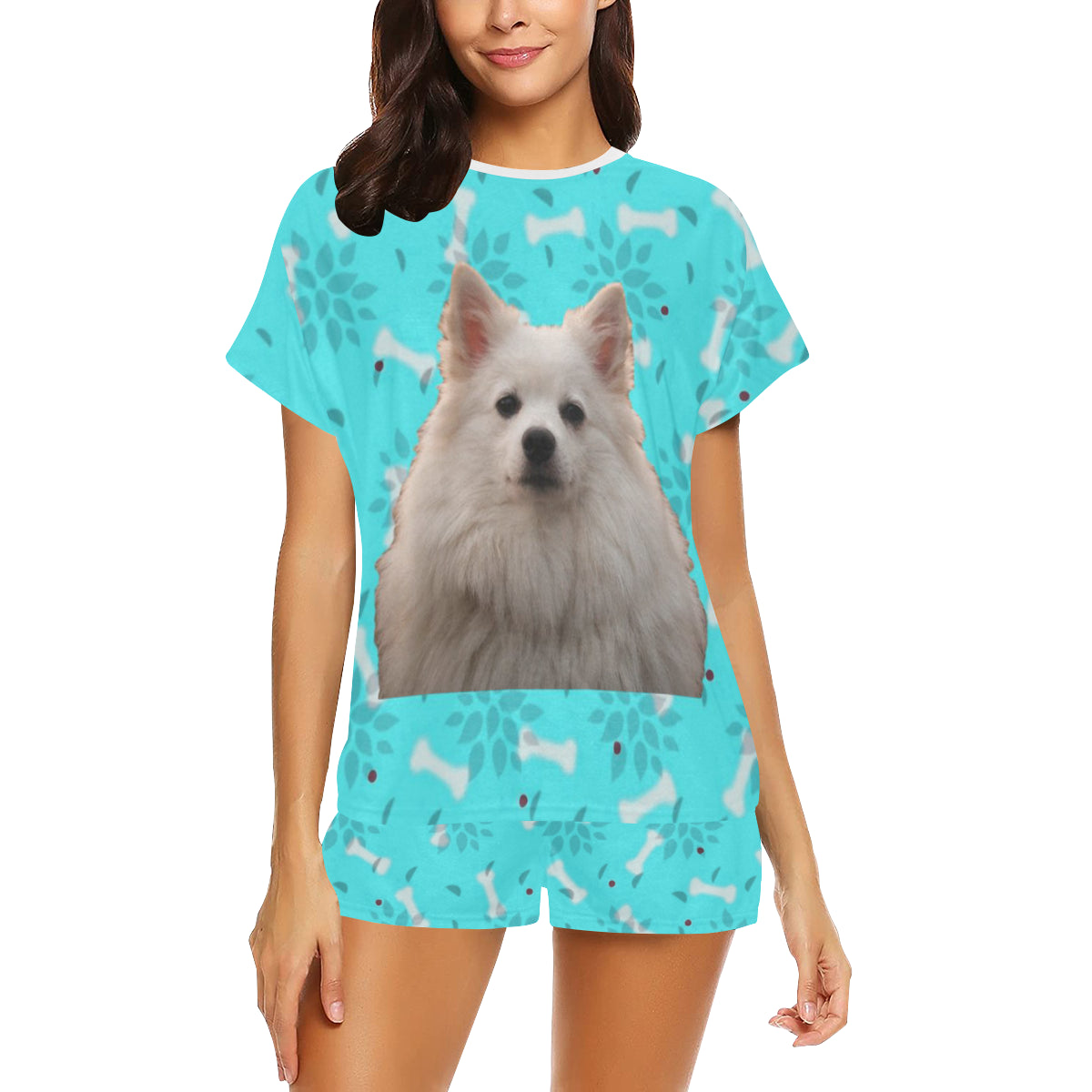 2 Piece Japanese Spitz PJ Set