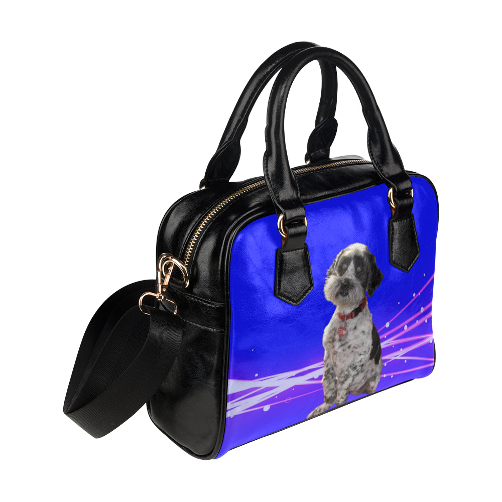 Tibetan Terrier Shoulder Bag - Black & White