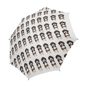 Bernedoodle Umbrella - White