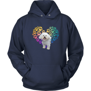 Bichon Heart Sweatshirts