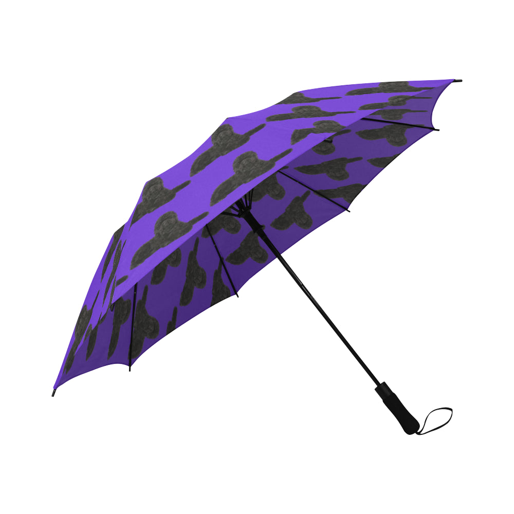 Black Labradoodle Umbrella