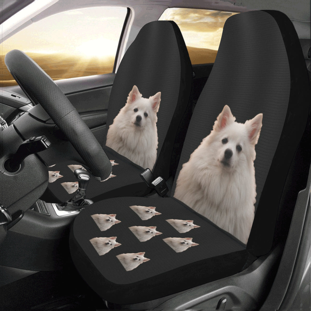 German Spitz Car Seat Covers (Set of 2)