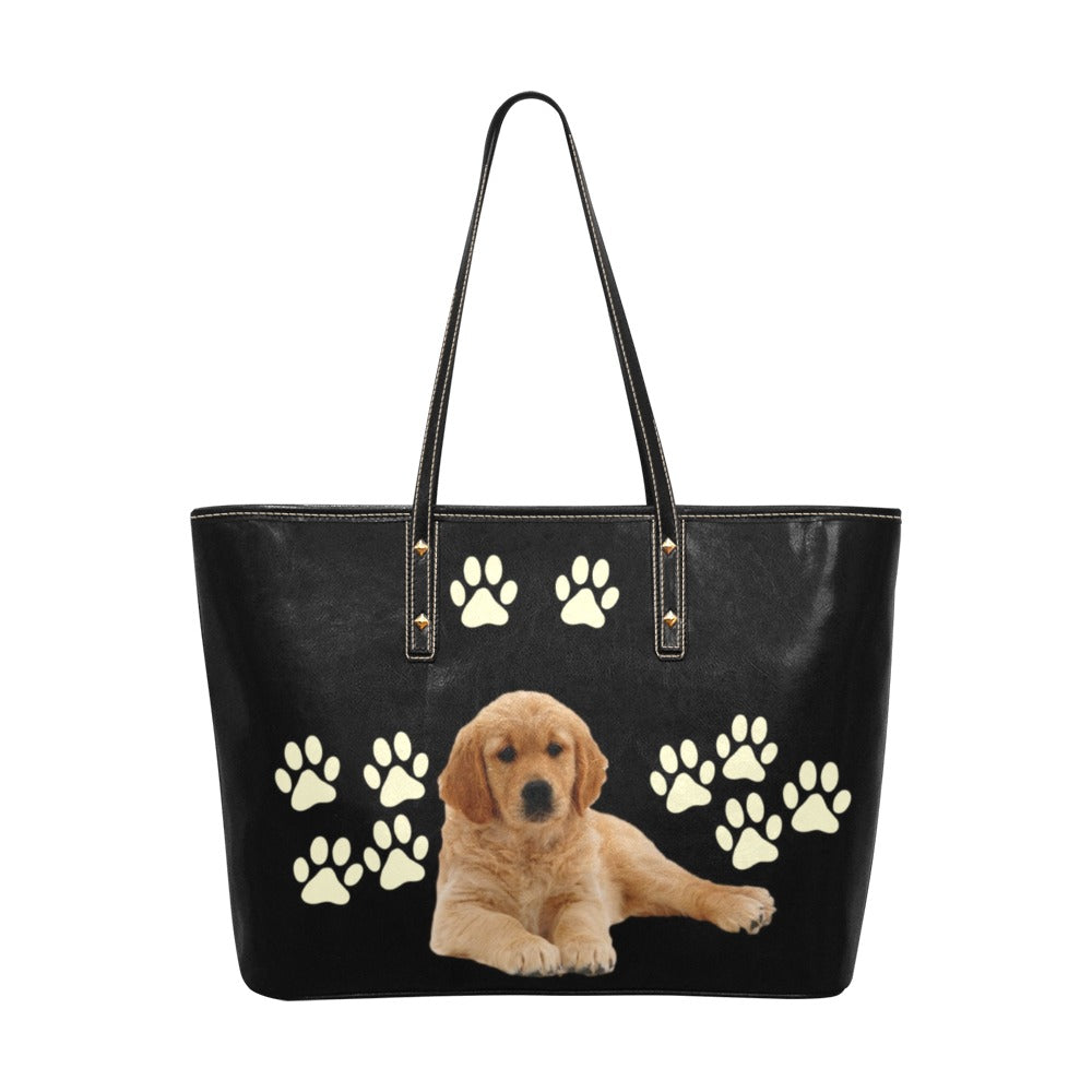 Golden Retriever Puppy Tote Bag