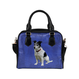 Jack Russell Terrier Shoulder Bag - Blue