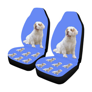 Clumber Spaniel Car Seat Covers (Set of 2)