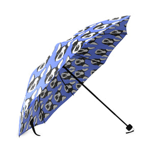 Boston Terrier Umbrella 2 - Blue