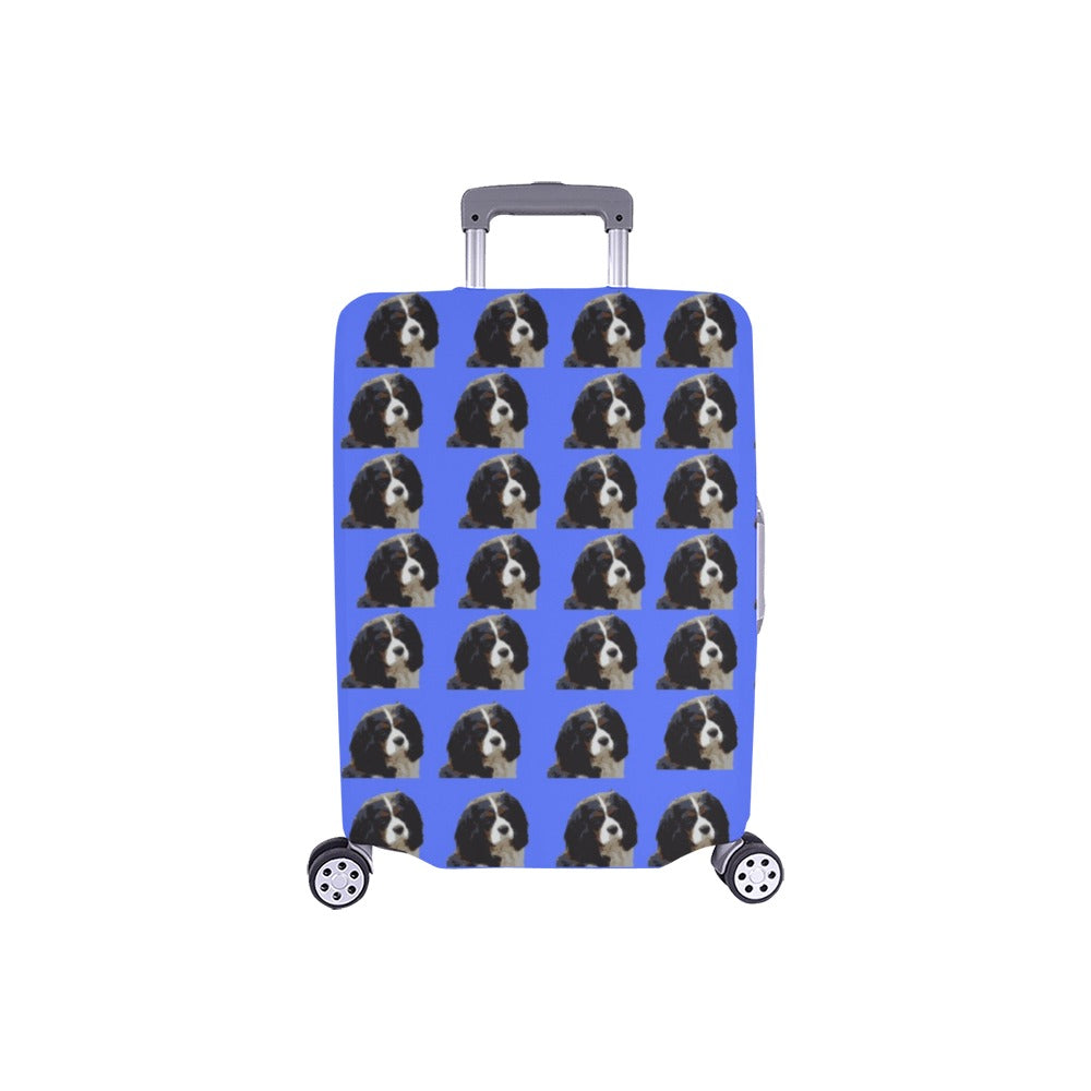 Cavalier King Charles Spaniel Luggage Cover - Tri