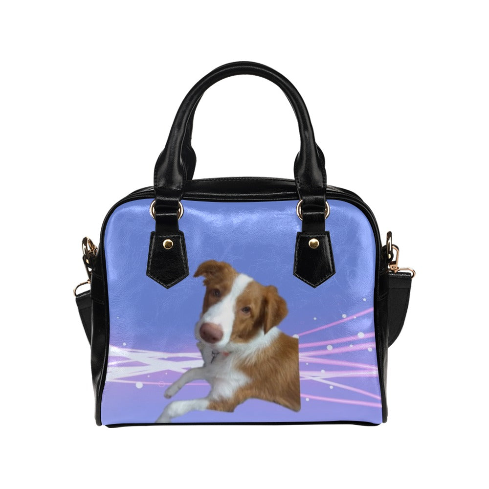 Border Collie Shoulder Bag - 2 Different Sides