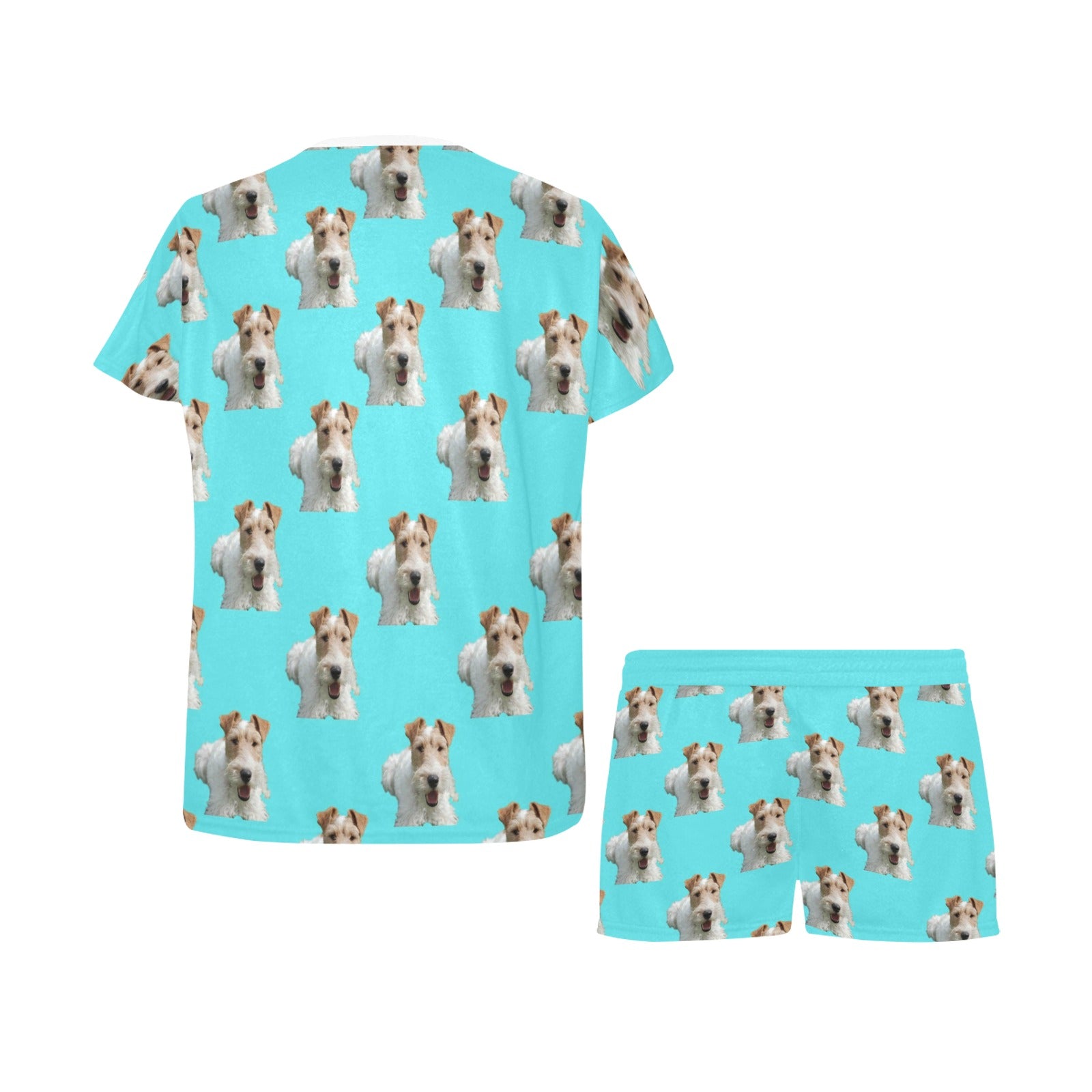 2 Piece Wire Fox Terrier PJ Set