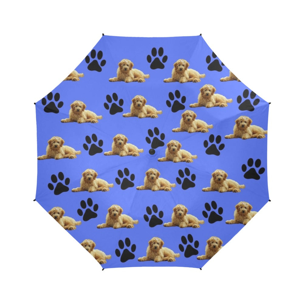 Goldendoodle & Paws Umbrella
