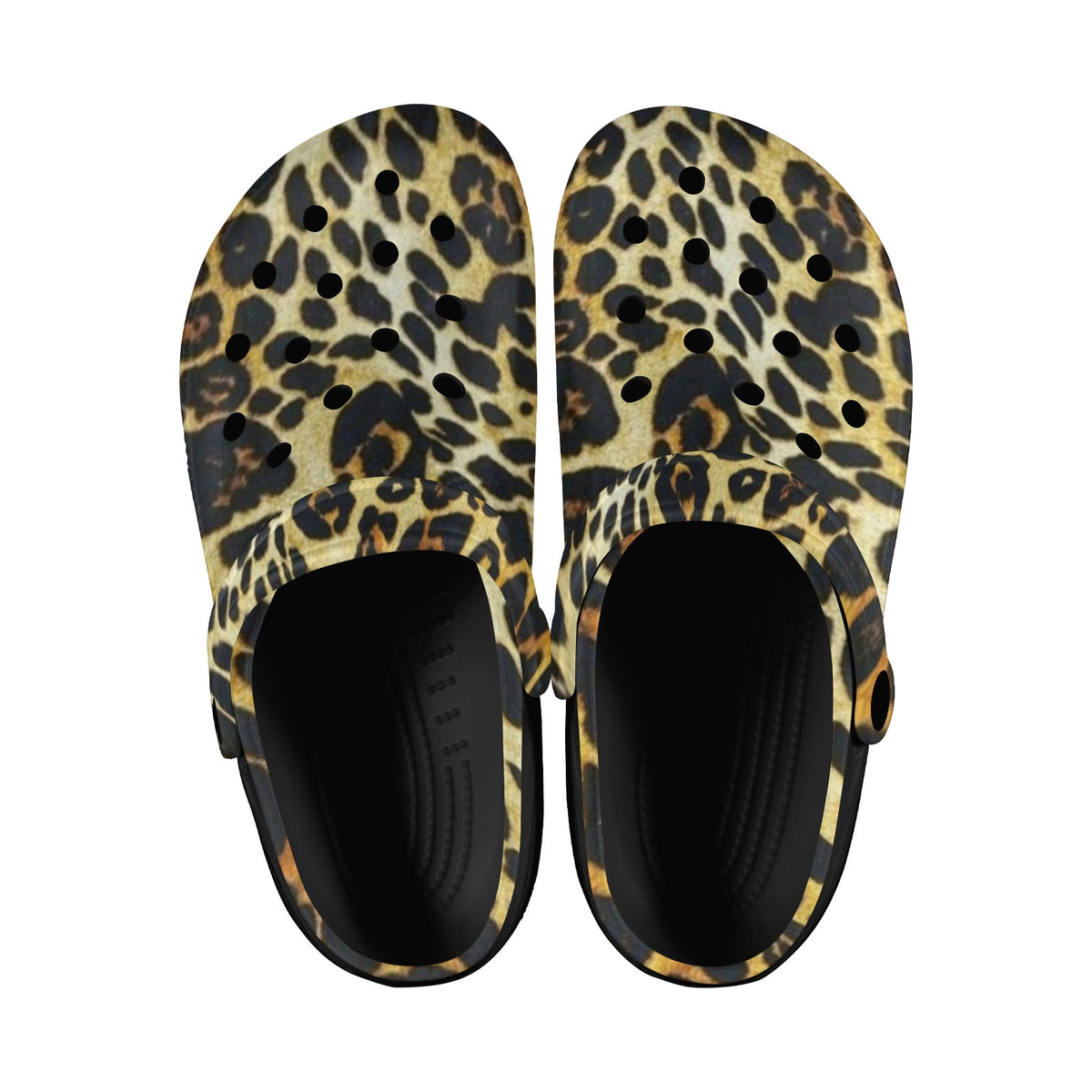 Jaguar Print Clogs