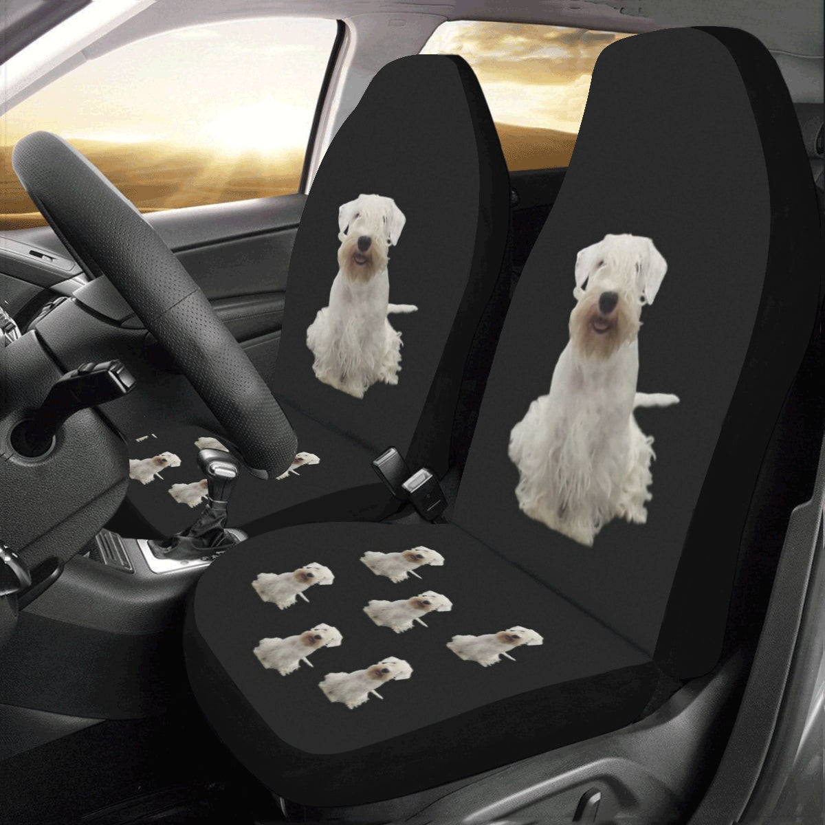 Sealyham Terrier Car Seat Covers (Set of 2)