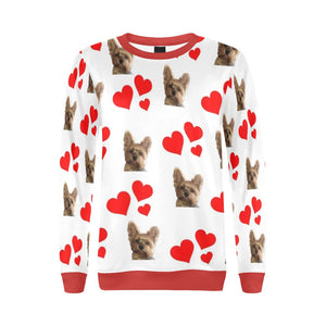 Yorkie Hearts Sweatshirt