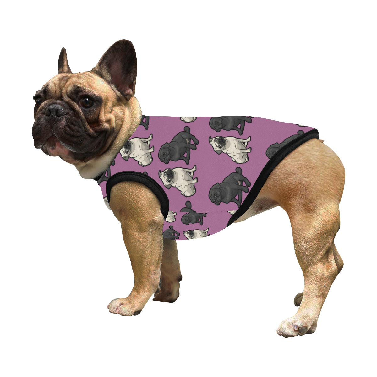 Pug Doggie Tank Top Cartoon