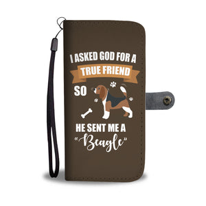 Beagle True Friend Phone Case Wallet