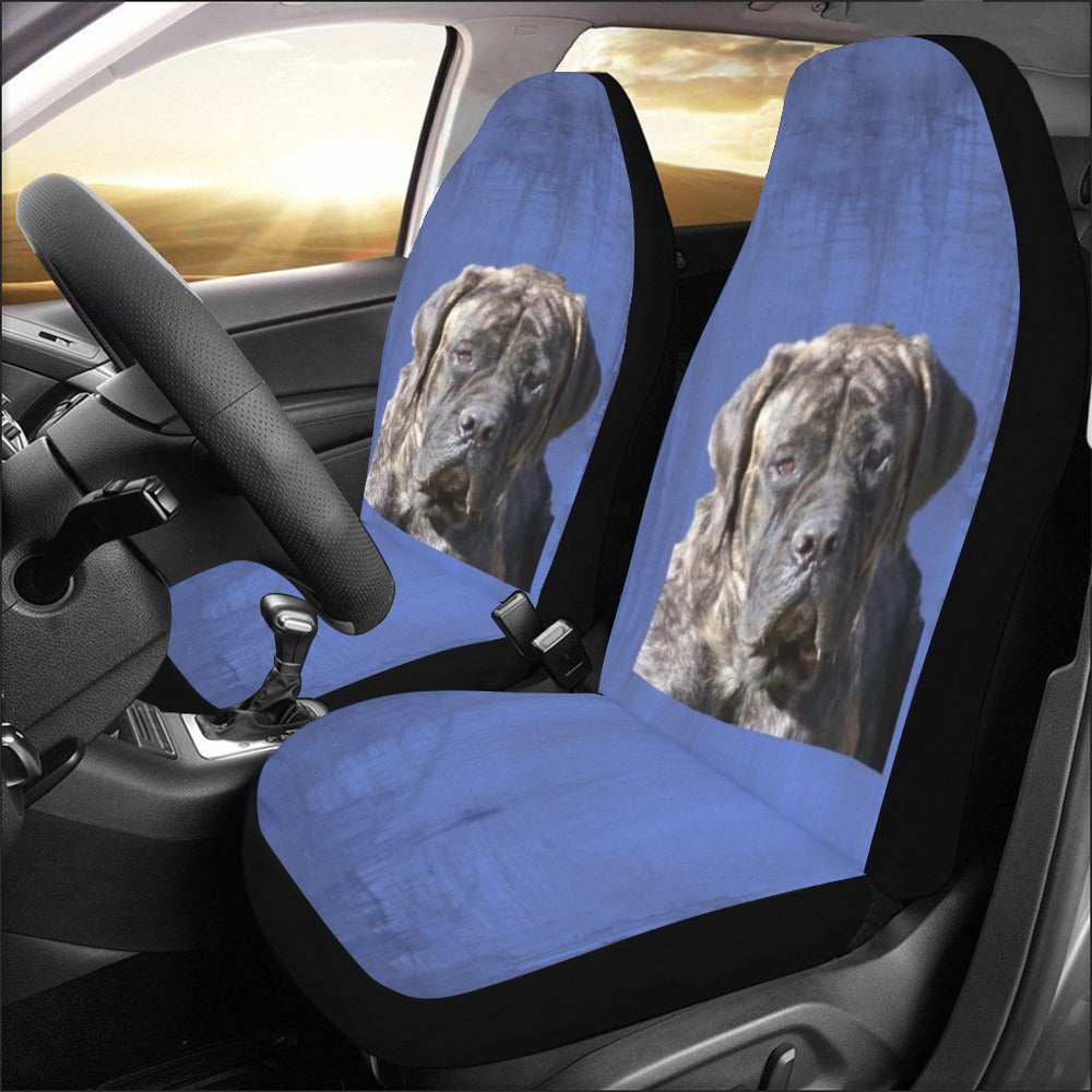 English Mastiff Car Seat Covers (Set of 2) - Brindle