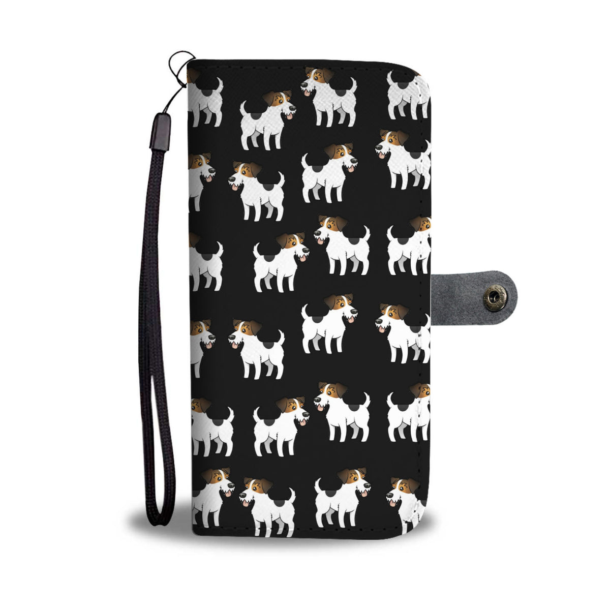 Jack Russell Phone Case Wallet - Cartoon