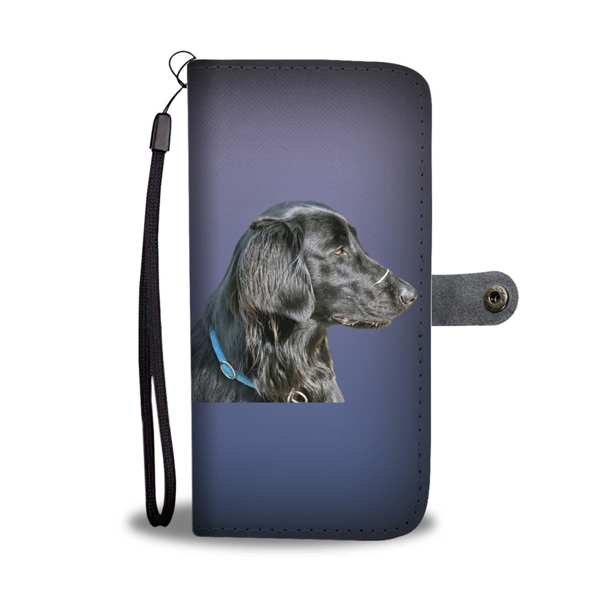 Flat Coat Retriever Phone Case Wallet