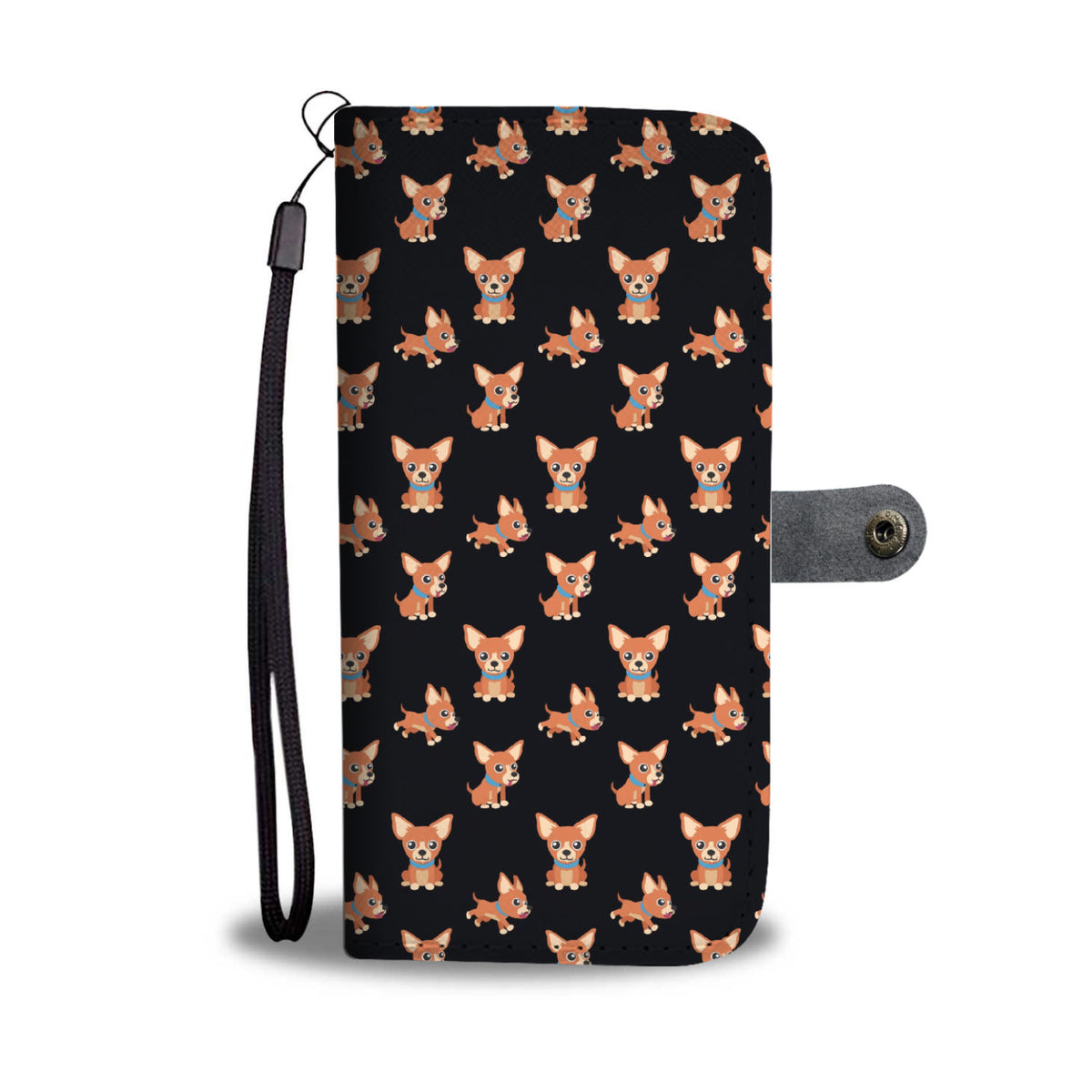 Chihuahua Cartoon Phone Case Wallet