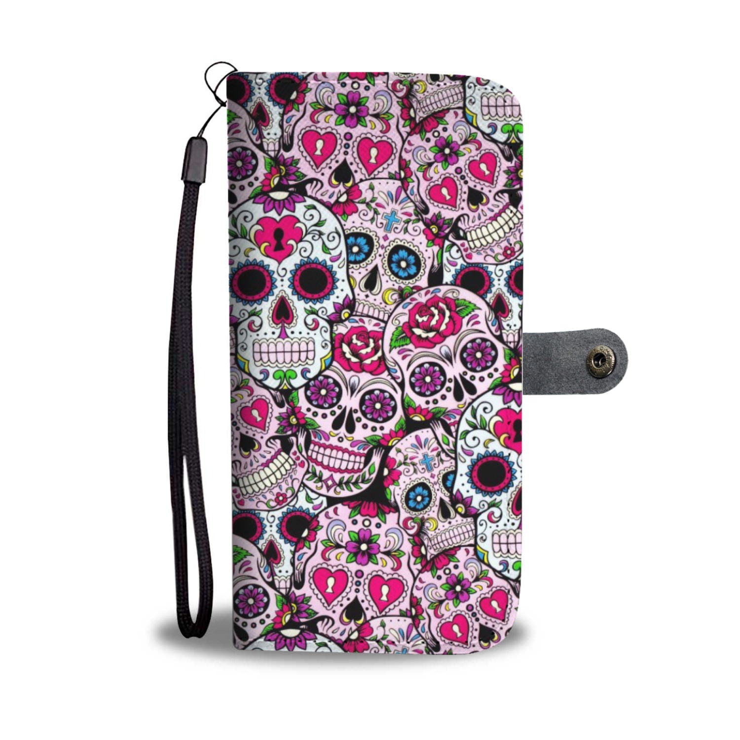 Sugar Skull Phone Case Wallet