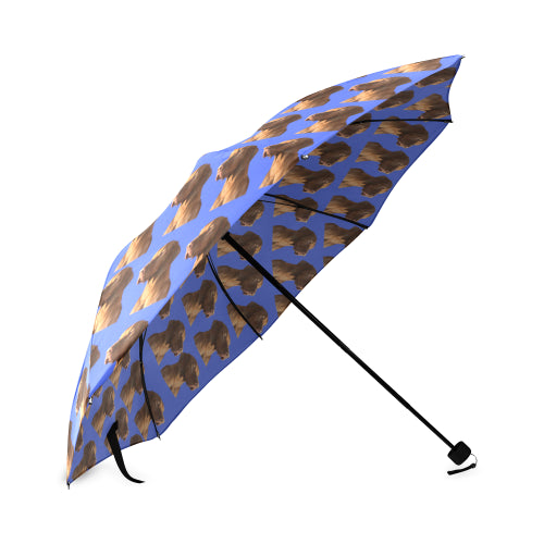 Hungarian Vizsla Umbrella - Blue