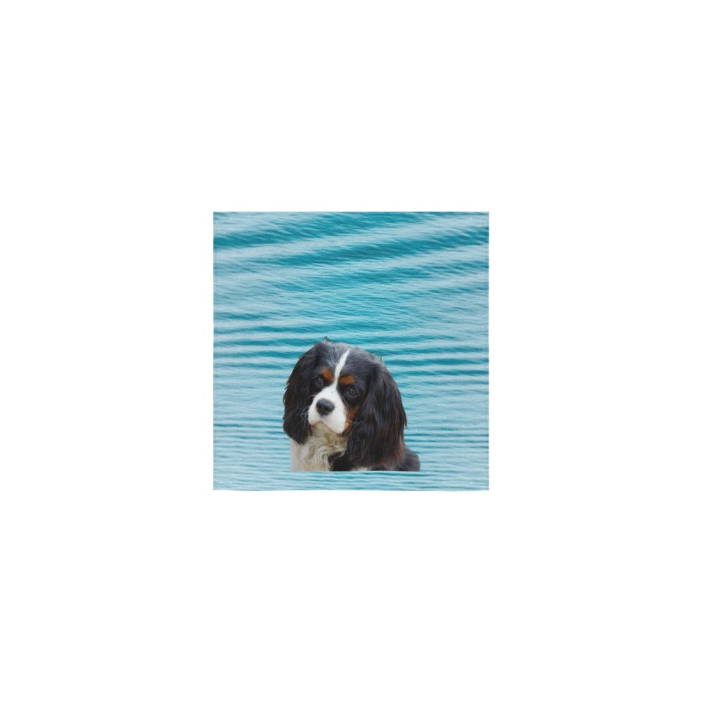 Tri Cavalier King Charles Spaniel Custom Towel