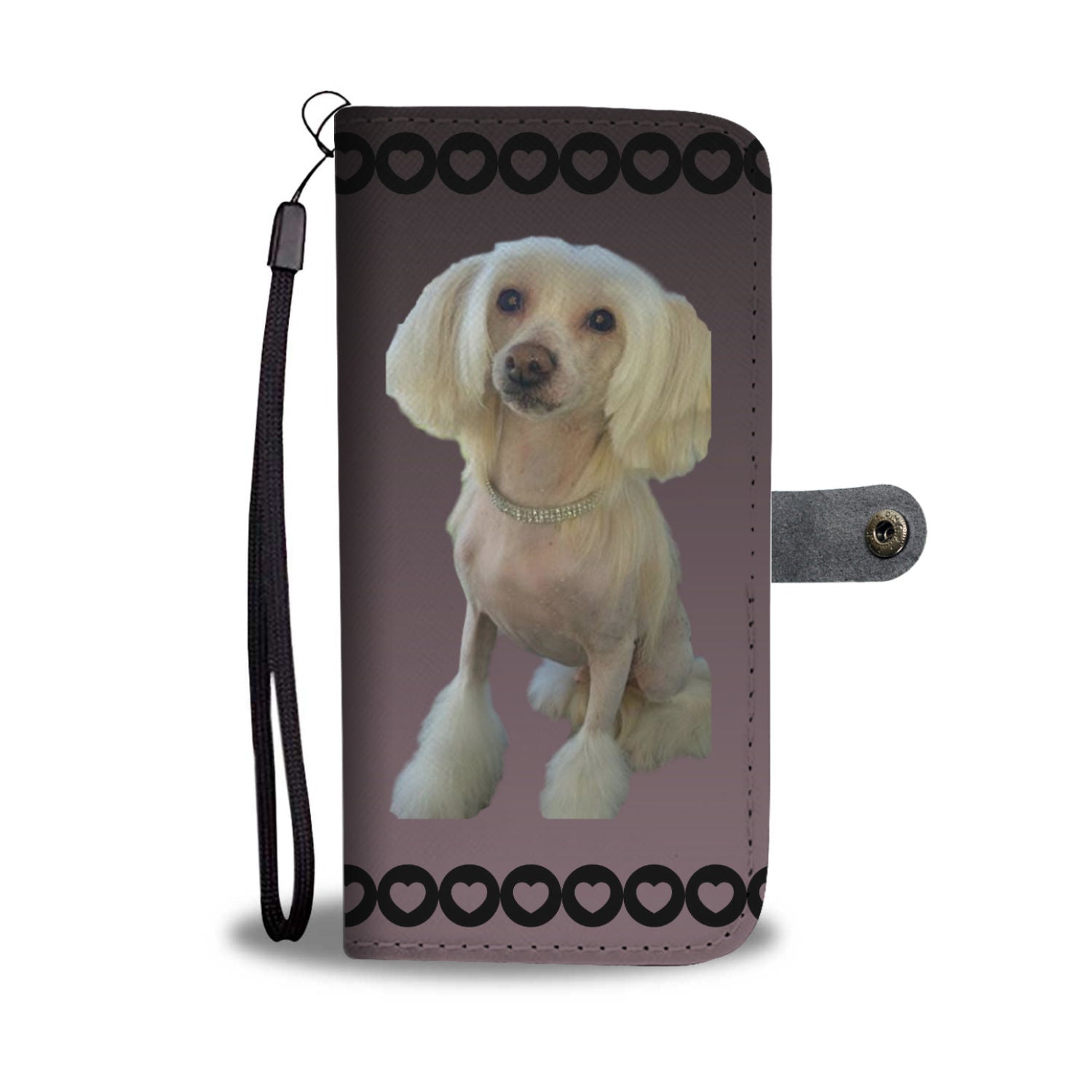 Chinese Crested Phone Case Wallet