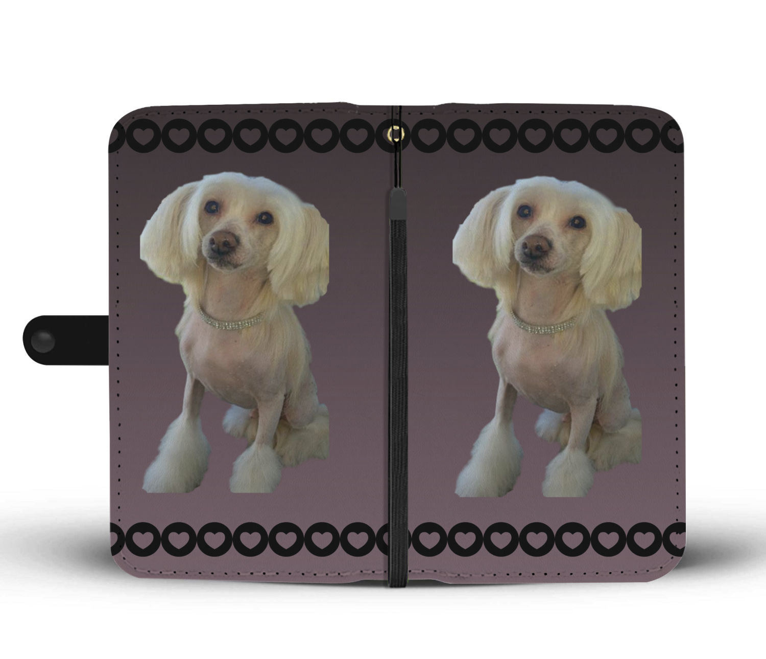 Chinese Crested Phone Case Wallet