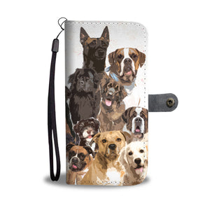 Dog Phone Case Wallet - Mixed Breeds