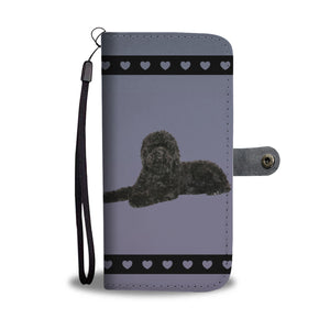 Labradoodle Phone Case Wallet - Black