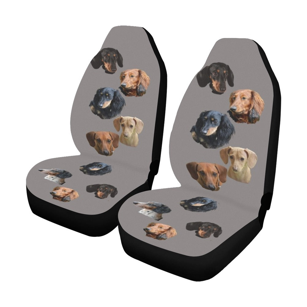 Dachshund Car Seat Covers (Set Of 2) - Multi