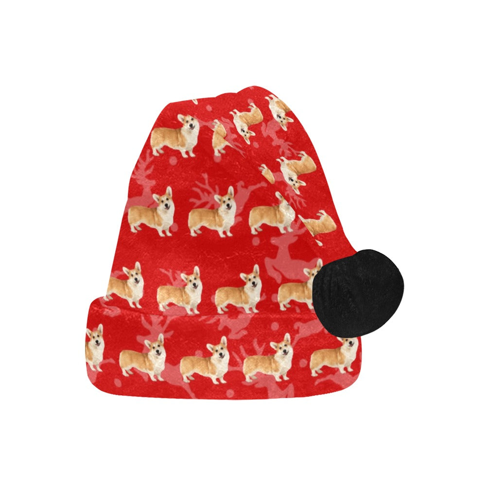 Corgi Santa Hat