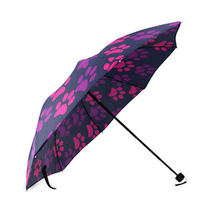 Paw Print Umbrella - Pink/Purple