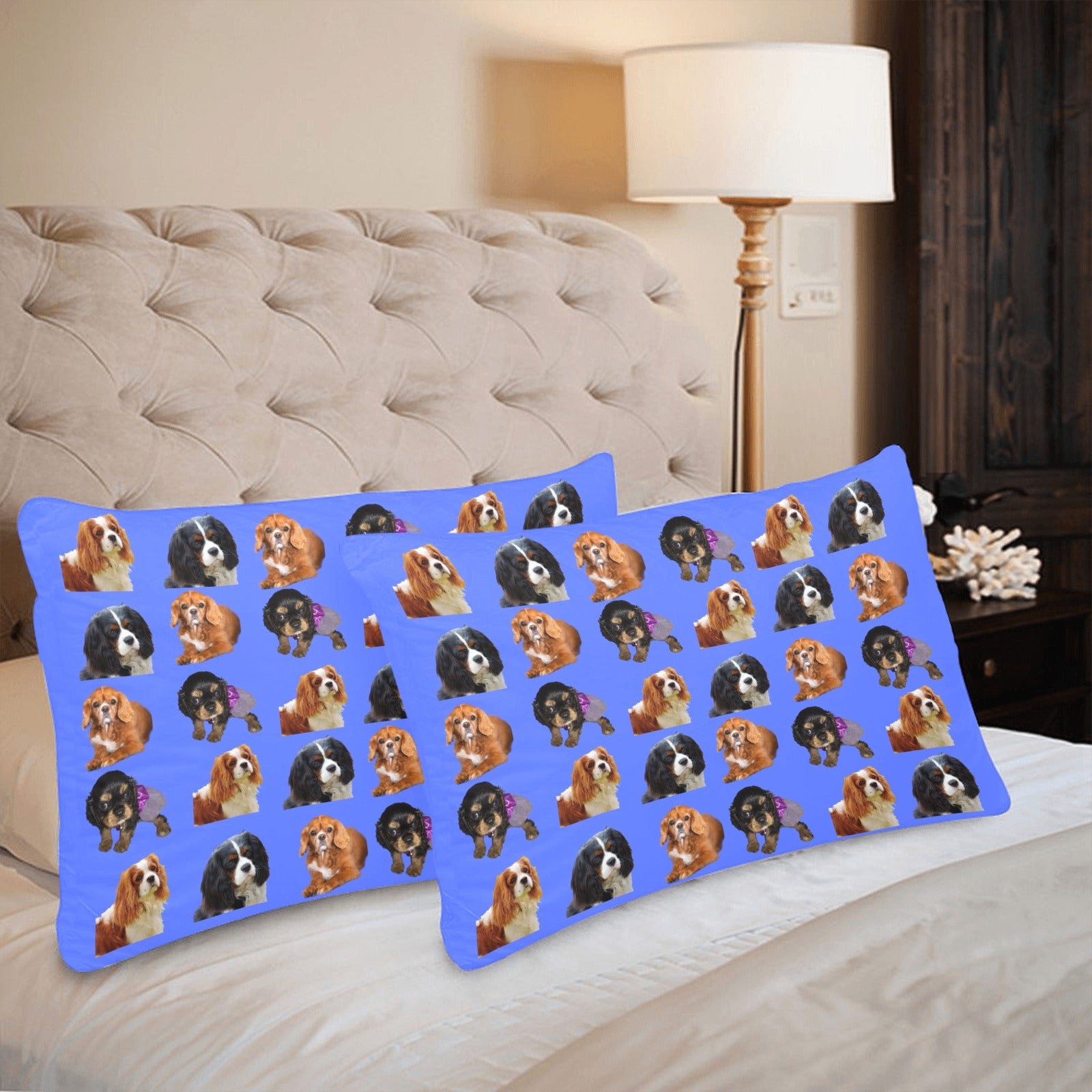 Cavalier King Charles Spaniels Pillow Cases - Set of 2 (20"x30")