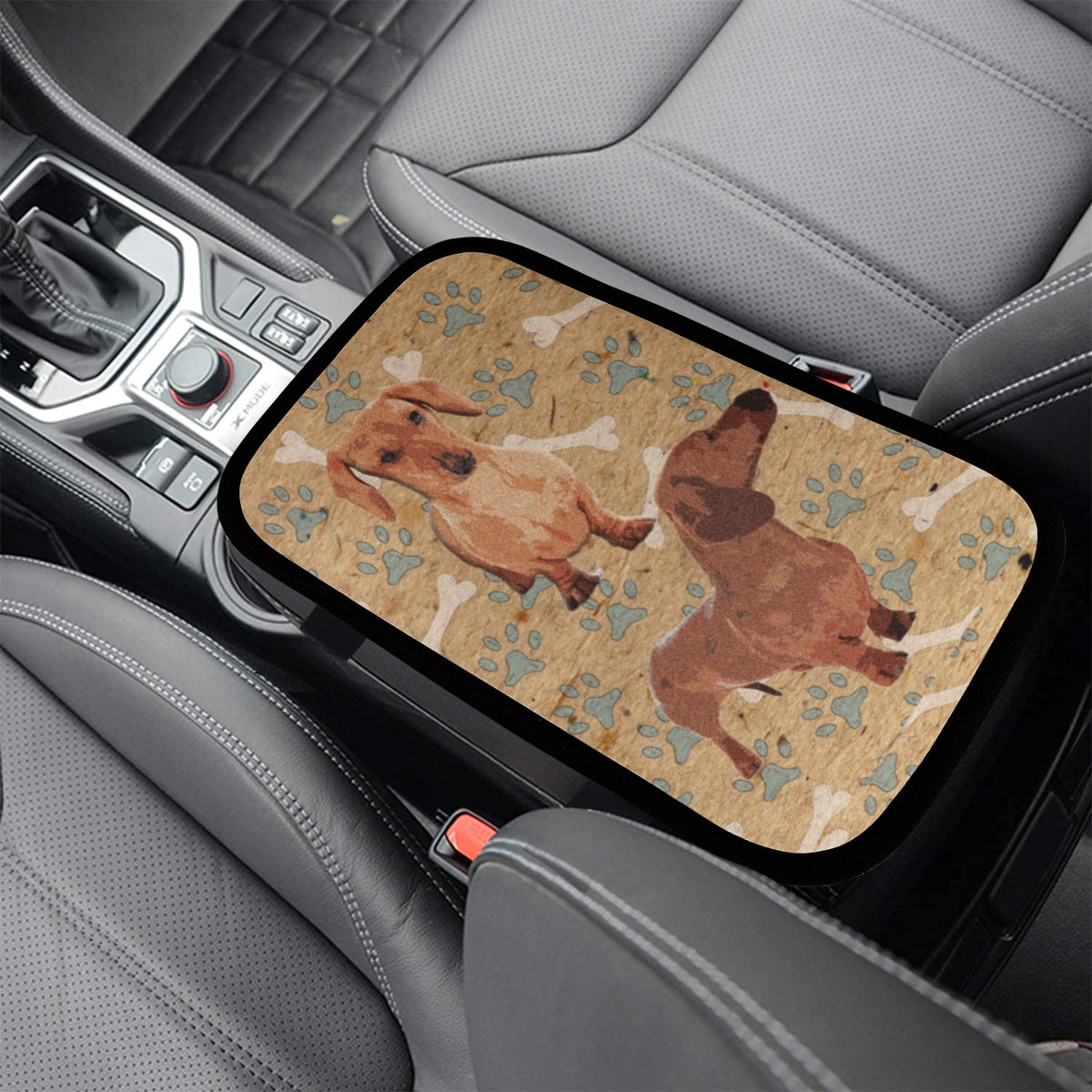 Dachshund Car Console Cover