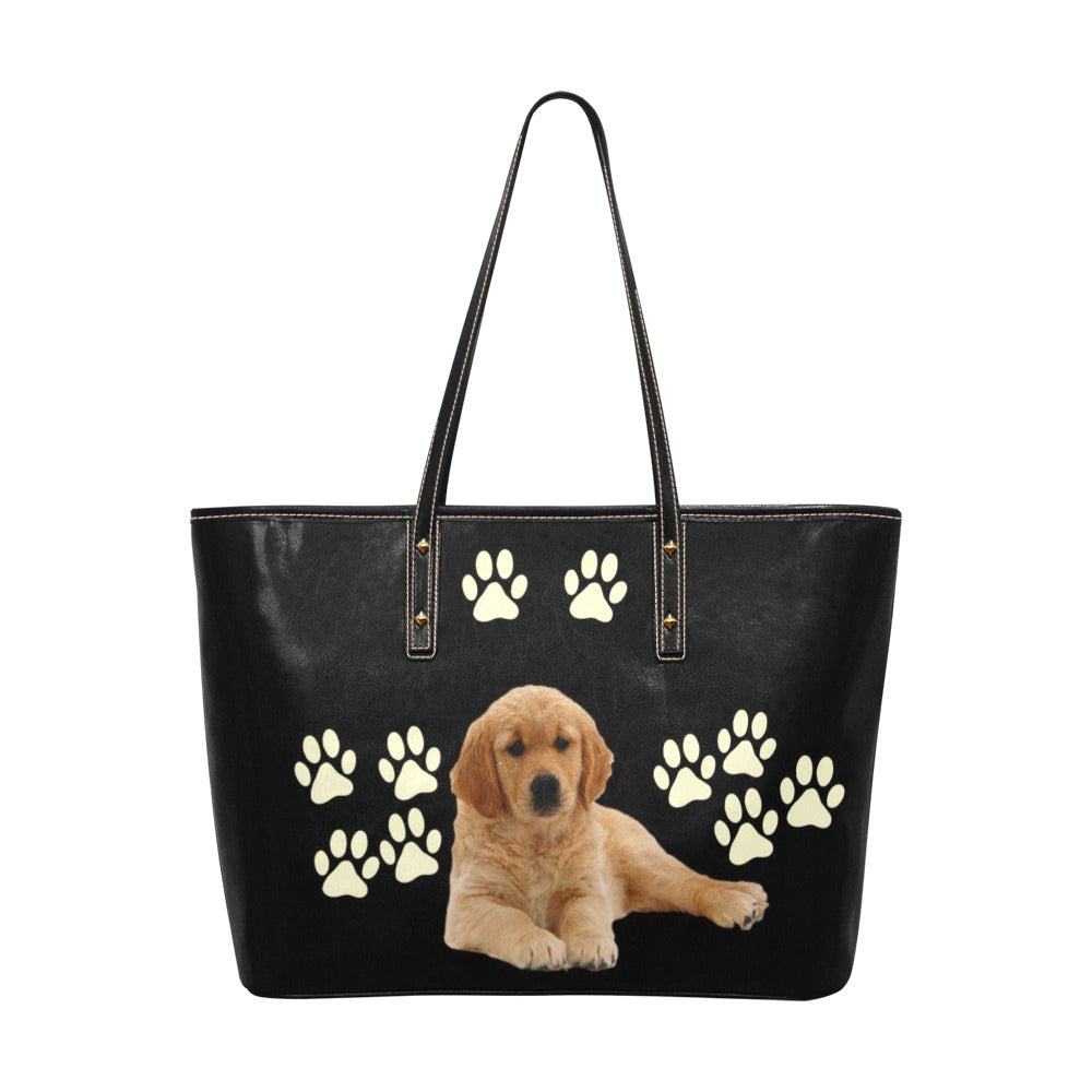 Golden Retriever Puppy Tote Bag