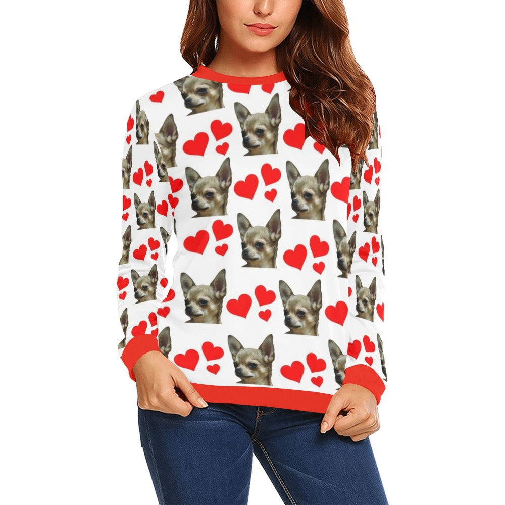 Chihuahua Hearts Sweatshirt