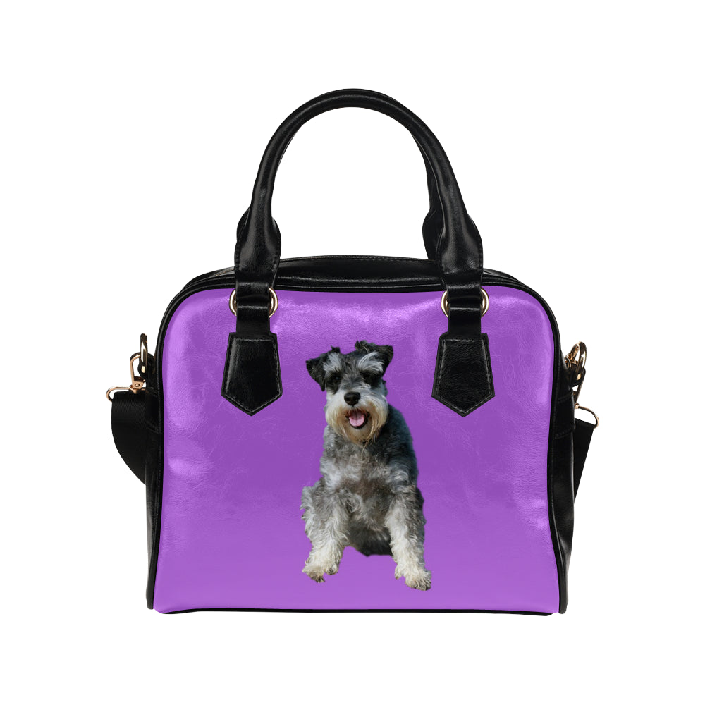 Schnauzer Shoulder Bag - Purple