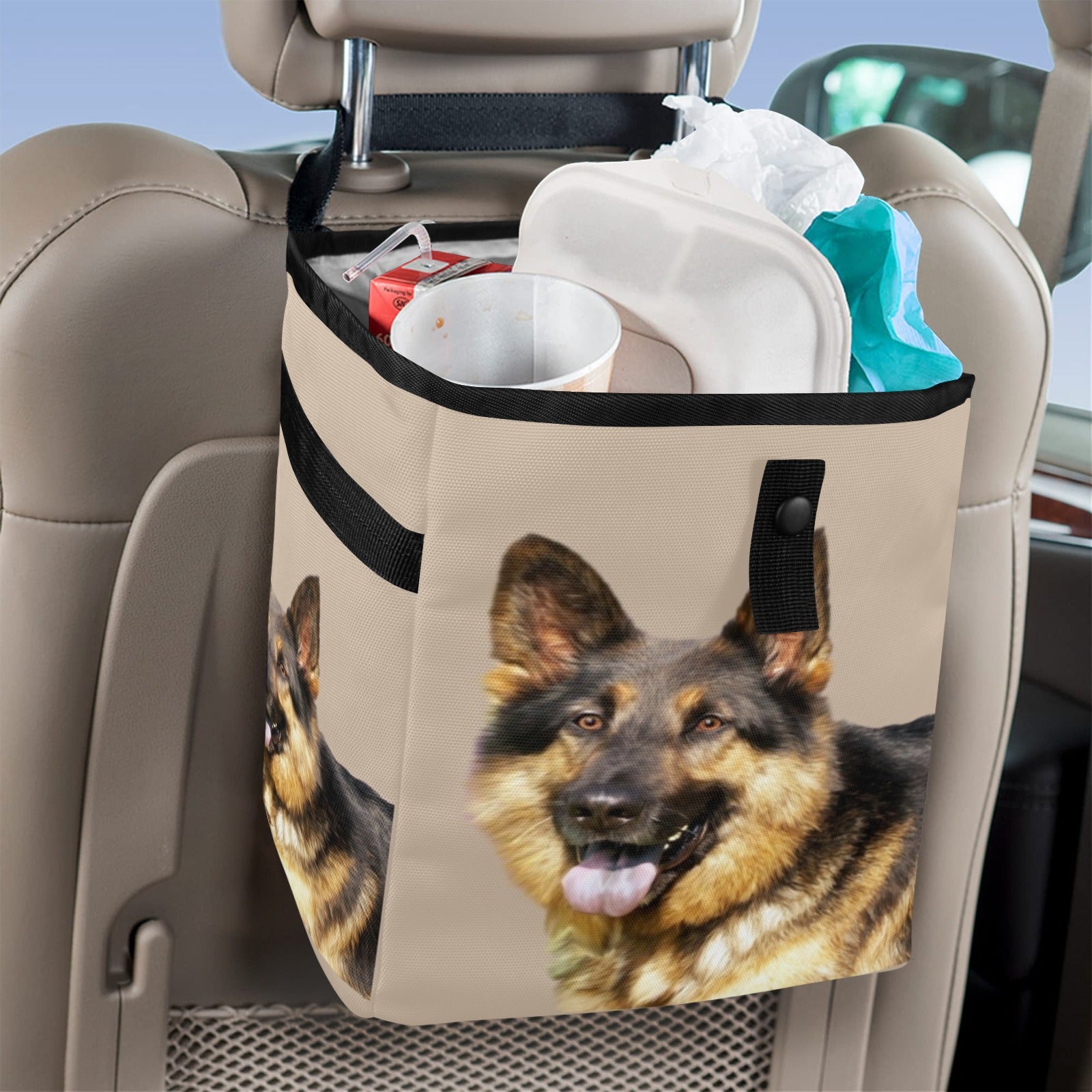 German Shepherd Car Trash Bag